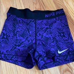 Nike pro spandex shorts